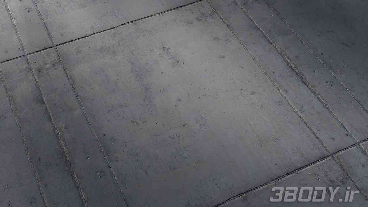 متریال بتن دال slab concrete عکس 1